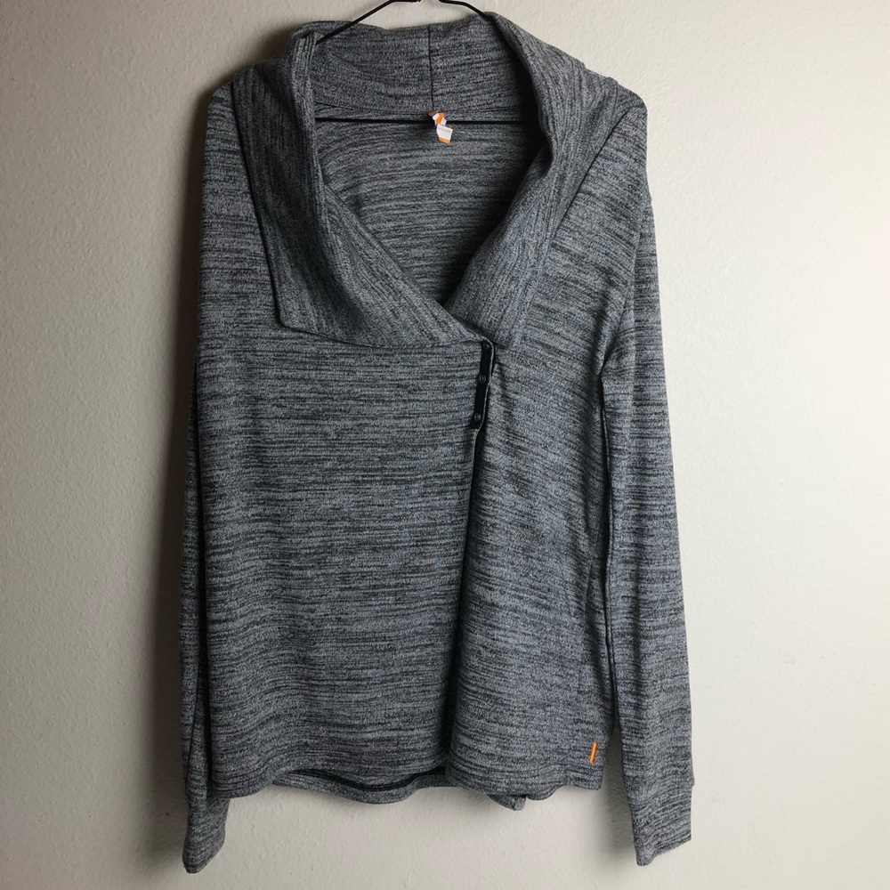 Lucy Three Snap Open Style Athletic Jacket size L